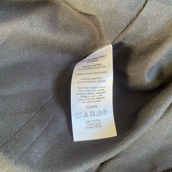 Ann Taylor Factory Japanese Inspired Floral Women's Skirt - Red and Black - Picture 7 of 7